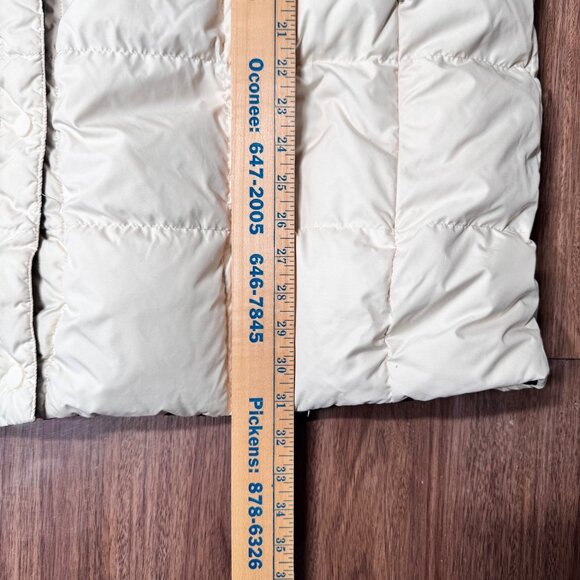 Lands' End Cream Puffer Jacket - Picture 8 of 9